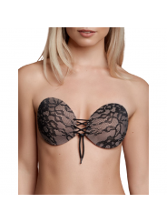 BYE-BRA - REGGISENO ADESIVO INTRECCIATO E RICAMATO COPPA A