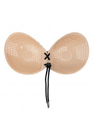 BYE-BRA - REGGISENO ADESIVO INTRECCIATO E RICAMATO COPPA A