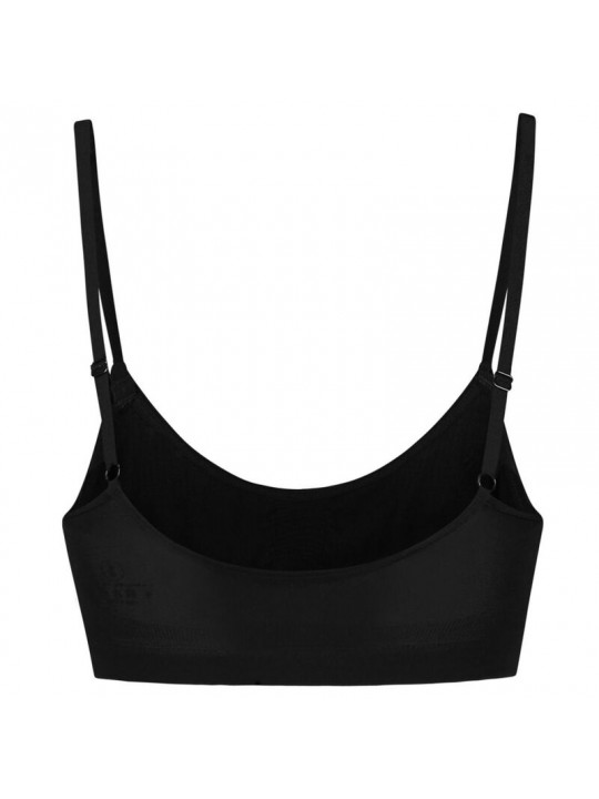 BYE-BRA - MEDIUM CONTROL REGGISENO SENZA CUCITURE NERO MISURARE S