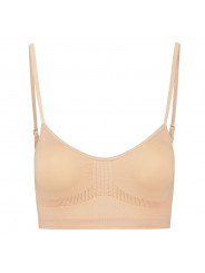 BYE-BRA - MEDIUM CONTROL REGGISENO SENZA CUCITURE BEIGE MISURARE S