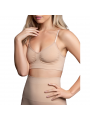 BYE-BRA - MEDIUM CONTROL REGGISENO SENZA CUCITURE BEIGE MISURARE L