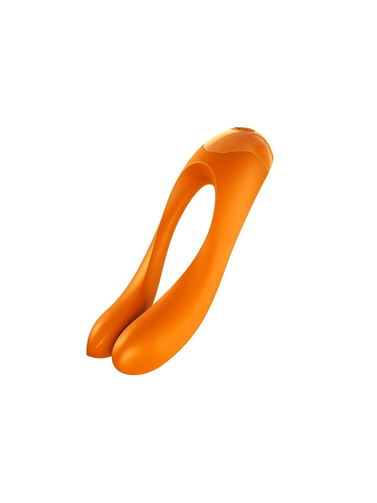 SATISFYER - VIBRATORE DA DITO CANDY CANE ARANCIONE