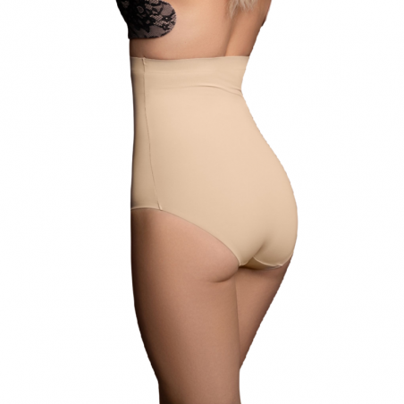 BYE-BRA - FAJA SENZA CUCITURE STILE PANTIES BEIGE MISURARE S