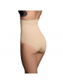 BYE-BRA - FAJA SENZA CUCITURE STILE PANTIES BEIGE MISURARE M