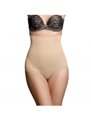 BYE-BRA - FAJA SENZA CUCITURE STILE PANTIES BEIGE MISURARE XL