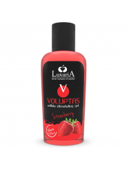 INTIMATELINE LUXURIA - VOLUPTAS GEL DA MASSAGGIO ALIMENTARE EFFETTO RISCALDANTE - FRAGOLA 100 ML