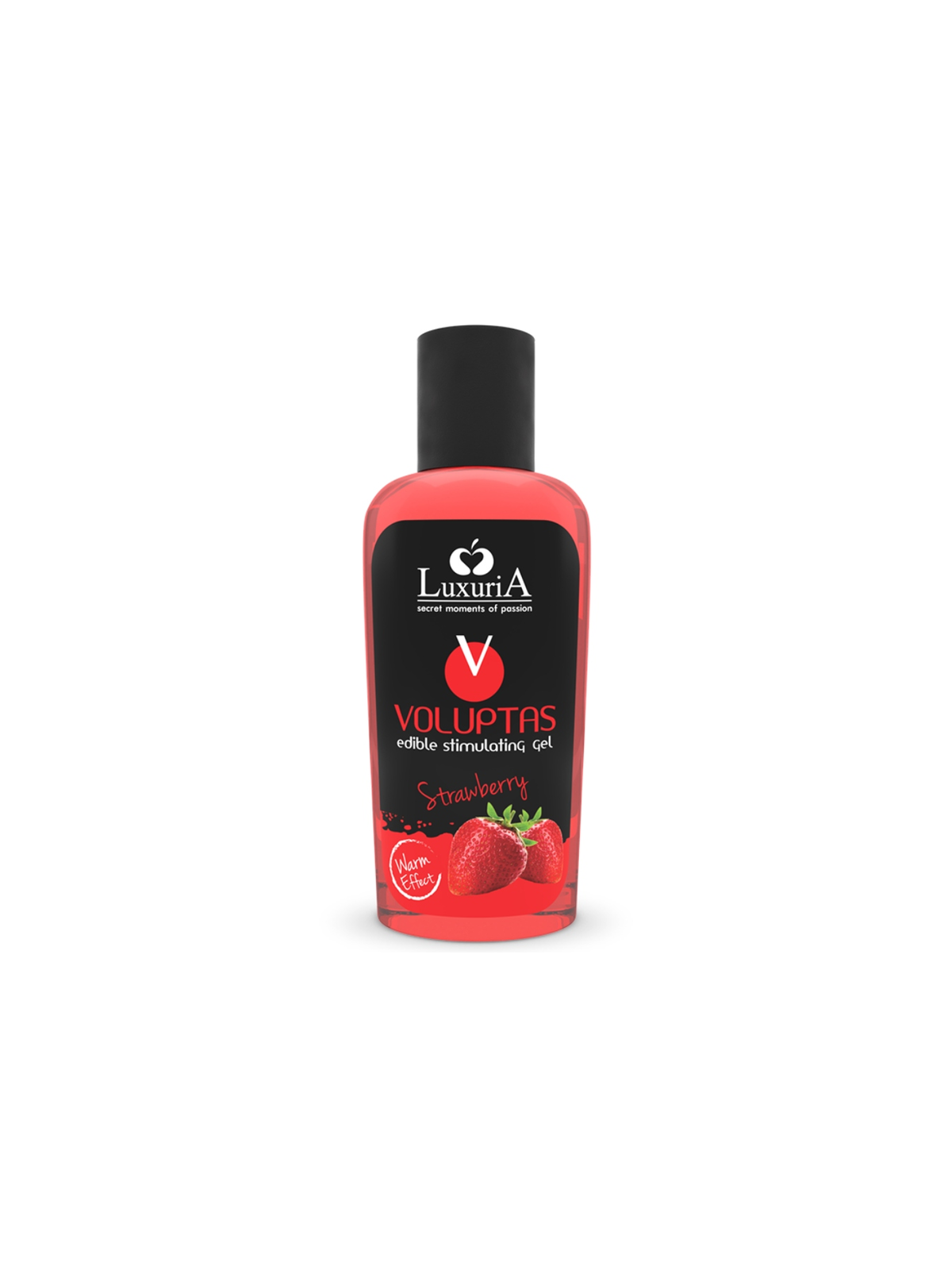 INTIMATELINE LUXURIA - VOLUPTAS GEL DA MASSAGGIO ALIMENTARE EFFETTO RISCALDANTE - FRAGOLA 100 ML