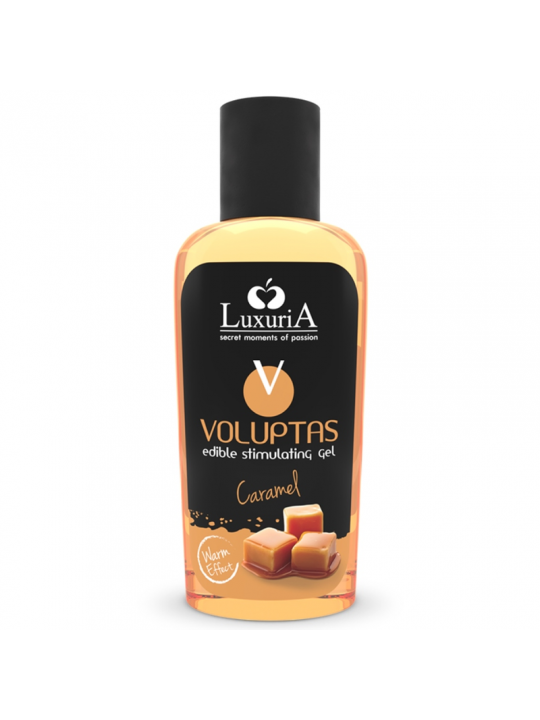 INTIMATELINE LUXURIA - VOLUPTAS GEL DA MASSAGGIO ALIMENTARE EFFETTO RISCALDANTE - CARAMEL 100 ML