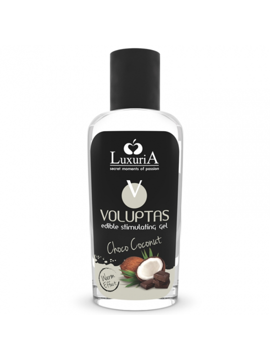 INTIMATELINE LUXURIA - VOLUPTAS GEL DA MASSAGGIO ALIMENTARE EFFETTO RISCALDANTE - COCCO E CREMA 100 ML