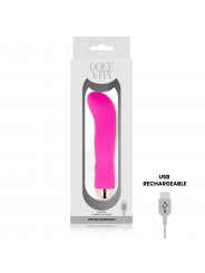 DOLCE VITA - VIBRATORE RICARICABILE ROSA A 7 VELOCITÀ