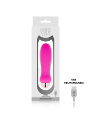 DOLCE VITA - VIBRATORE RICARICABILE CINQUE ROSA 7 VELOCITÀ