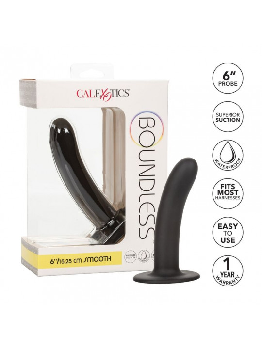 CALEXOTICS - DILDO BOUNDLESS 15.25 CM COMPATIBILE CON LIMBRACATURA LISCIO