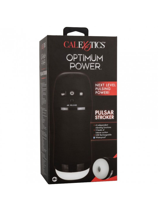 CALEXOTICS - OPTIMUM POWER STROKER FUNZIONI VIBRANTE E ASPIRANTE