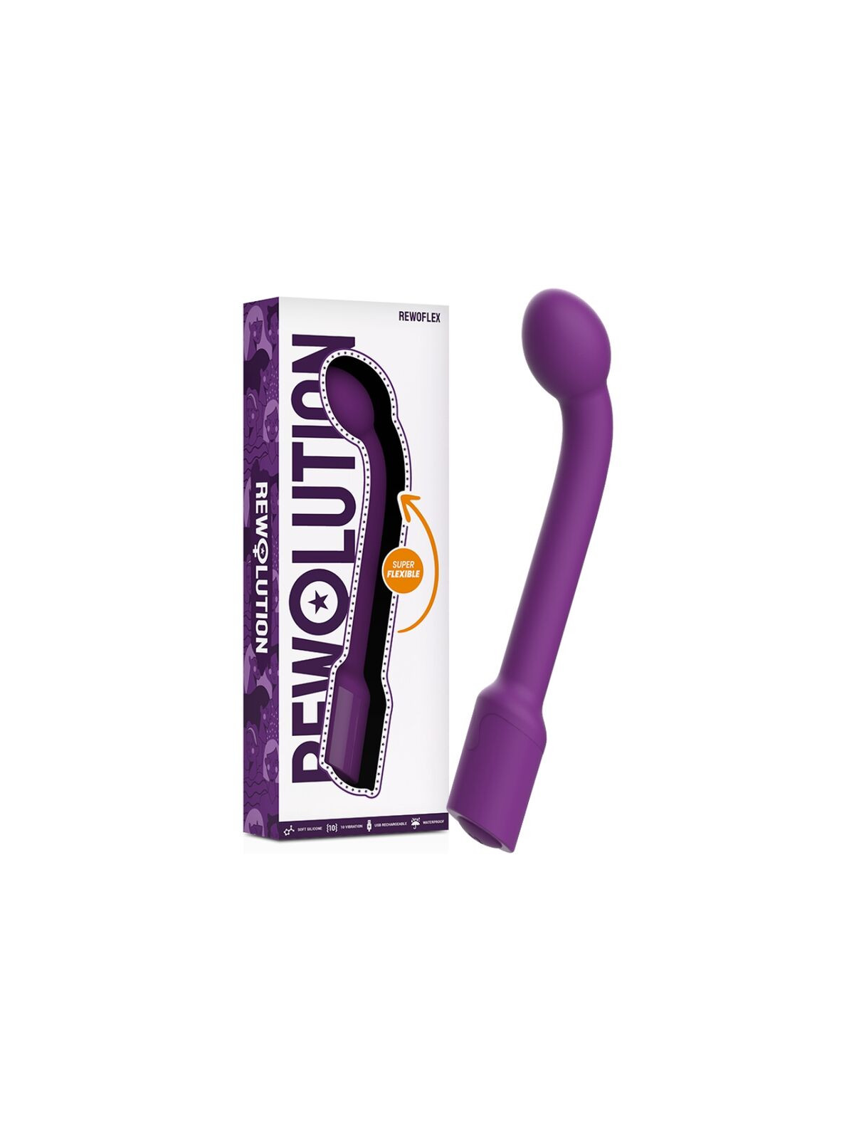 REWOLUTION - REWOFLEX VIBRATORE STIMOLATORE FLESSIBILE DEL PUNTO G