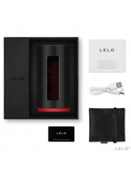 LELO - MASTURBATORE F1S V2 CON TECNOLOGIA SDK ROSSO - NERO