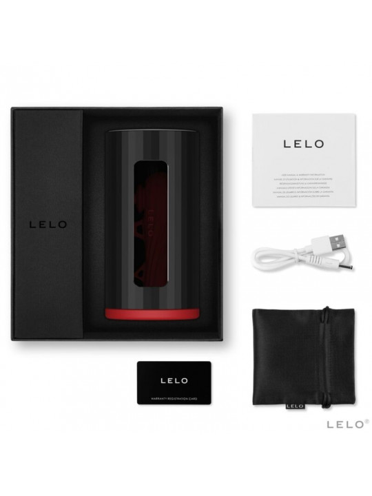 LELO - MASTURBATORE F1S V2 CON TECNOLOGIA SDK ROSSO - NERO