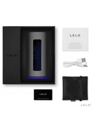 LELO - MASTURBATORE F1S V2 CON TECNOLOGIA SDK BLU E METALLO