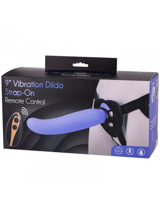 SEVEN CREATIONS - CINGHIA SULL IMBRACATURA CON DILDO 24 CM