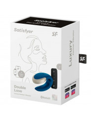 SATISFYER - VIBRATORE DOUBLE LOVE PARTNER DI LUSSO BLU