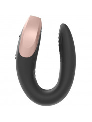 SATISFYER - VIBRATORE DOUBLE LOVE PARTNER DI LUSSO NERO