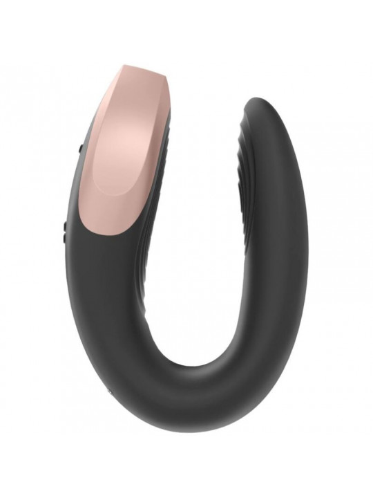 SATISFYER - VIBRATORE DOUBLE LOVE PARTNER DI LUSSO NERO