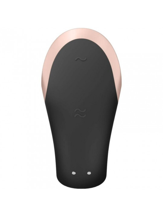 SATISFYER - VIBRATORE DOUBLE LOVE PARTNER DI LUSSO NERO