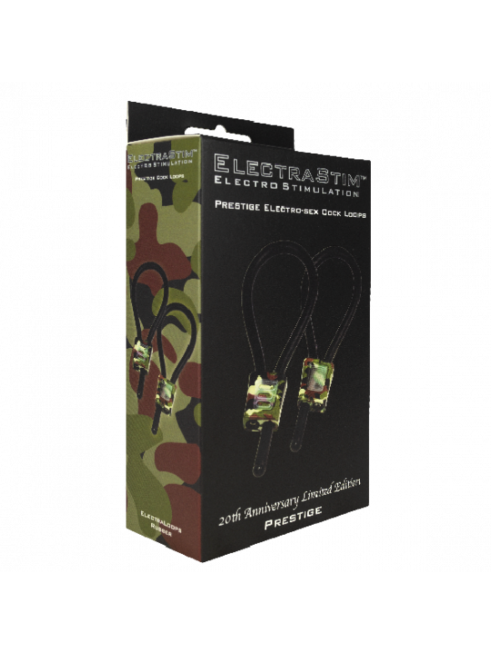 ELECTRASTIM - ANELLI PER IL CAZZO REGOLABILI PRESTIGE ELECTRALOOPS CAMOUFLAGE