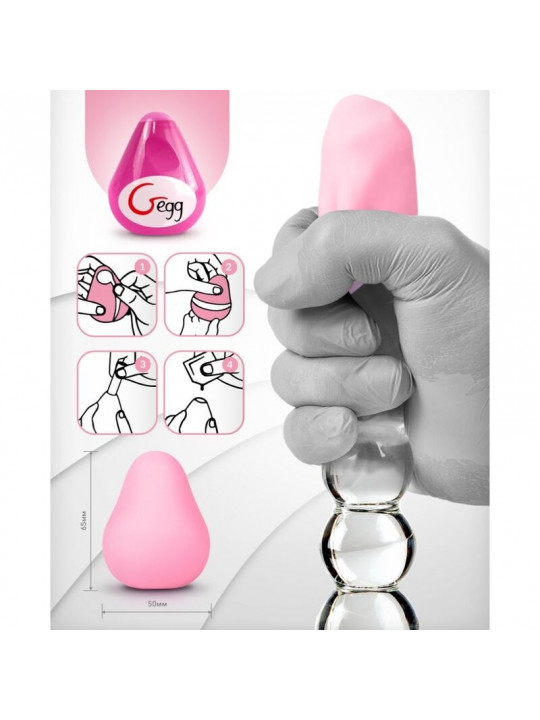 G-VIBE - MASTURBATORE RIUTILIZZABILE ROSA UOVO