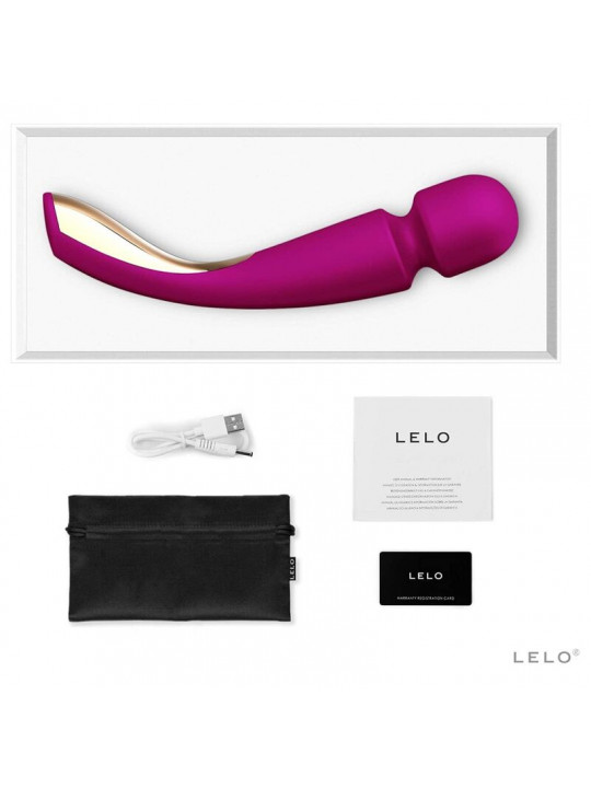 LELO - MASSAGGIATORE SMART WAND MEDIUM 2 ROSA PROFONDA