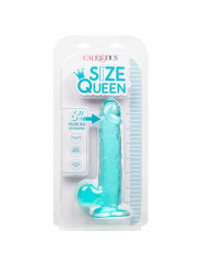 CALEXOTICS - DILDO REGINA TAGLIA BLU 15.3 CM