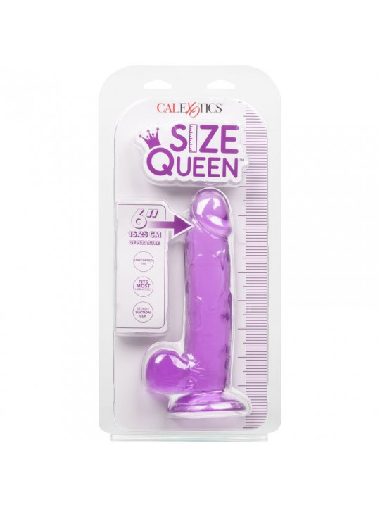 CALEXOTICS - DILDO REGINA TAGLIA VIOLA 15.3 CM