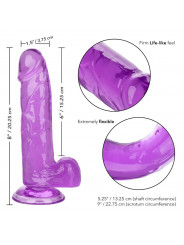 CALEXOTICS - DILDO REGINA TAGLIA VIOLA 15.3 CM