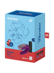 SATISFYER - VIBRATORE DOPPIO PARTNER DIVERTENTE VIOLA