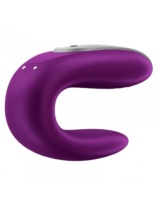 SATISFYER - VIBRATORE DOPPIO PARTNER DIVERTENTE VIOLA