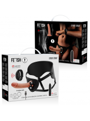 FETISH SUBMISSIVE CYBER STRAP - IMBRAGATURA CON DILDO E TELECOMANDO BULLET TECNOLOGIA WATCHME S