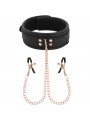 COQUETTE CHIC DESIRE - COLLANA CON PINZA PER CAPEZZOLI FANTASIA CON FODERA IN NEOPRENE