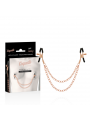 COQUETTE CHIC DESIRE - CLIPS PER CAPEZZOLI IN METALLO FANTASIA CON CATENA