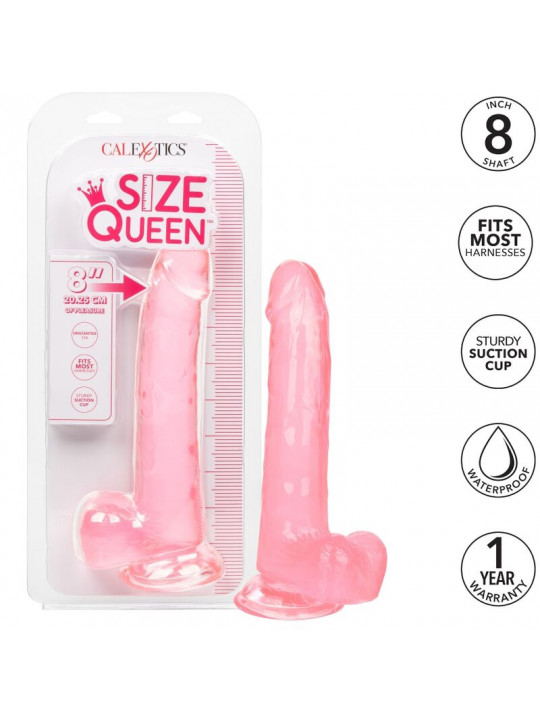 CALEXOTICS - DILDO REGINA TAGLIA ROSA 20.3 CM