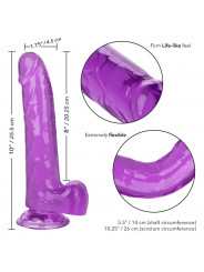 CALEXOTICS - DILDO REGINA TAGLIA VIOLA 20.3 CM