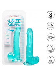 CALEXOTICS - DILDO REGINA TAGLIA BLU 20.3 CM