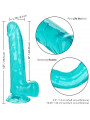 CALEXOTICS - DILDO REGINA TAGLIA BLU 20.3 CM