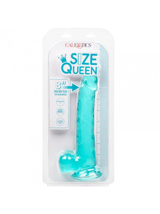 CALEXOTICS - DILDO REGINA TAGLIA BLU 20.3 CM