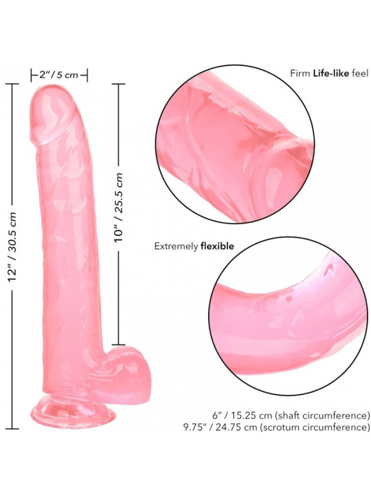 CALEXOTICS - DILDO REGINA TAGLIA ROSA 25.5 CM