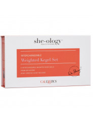 CALEXOTICS - SHE-OLOGY SET BOLAS KEGEL INTERCAMBIABILI