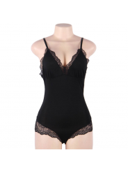 QUEEN LINGERIE - TEDDY IN PIZZO L/XL