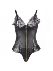 QUEEN LINGERIE - TEDDY CON CERNIERA S/M