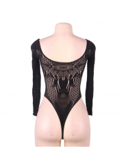 QUEEN LINGERIE - TEDDY MANICA LUNGA S/L