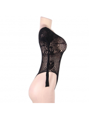 QUEEN LINGERIE - TEDDY MANICA LUNGA S/L