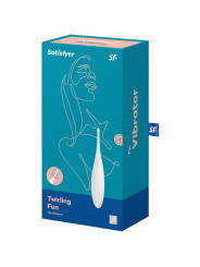 SATISFYER - VIBRATORE CON PUNTA TWIRLING FUN BIANCO