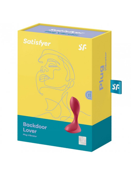 SATISFYER - SPINA VIBRANTE BACKDOOR LOVER ROSSO